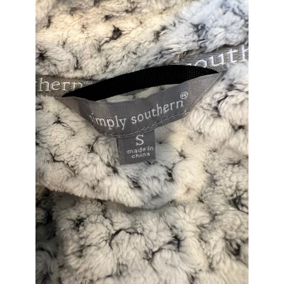 Simply Southern Simply Soft Quarter Snap Fleece Pullover - Picture 7 of 9
